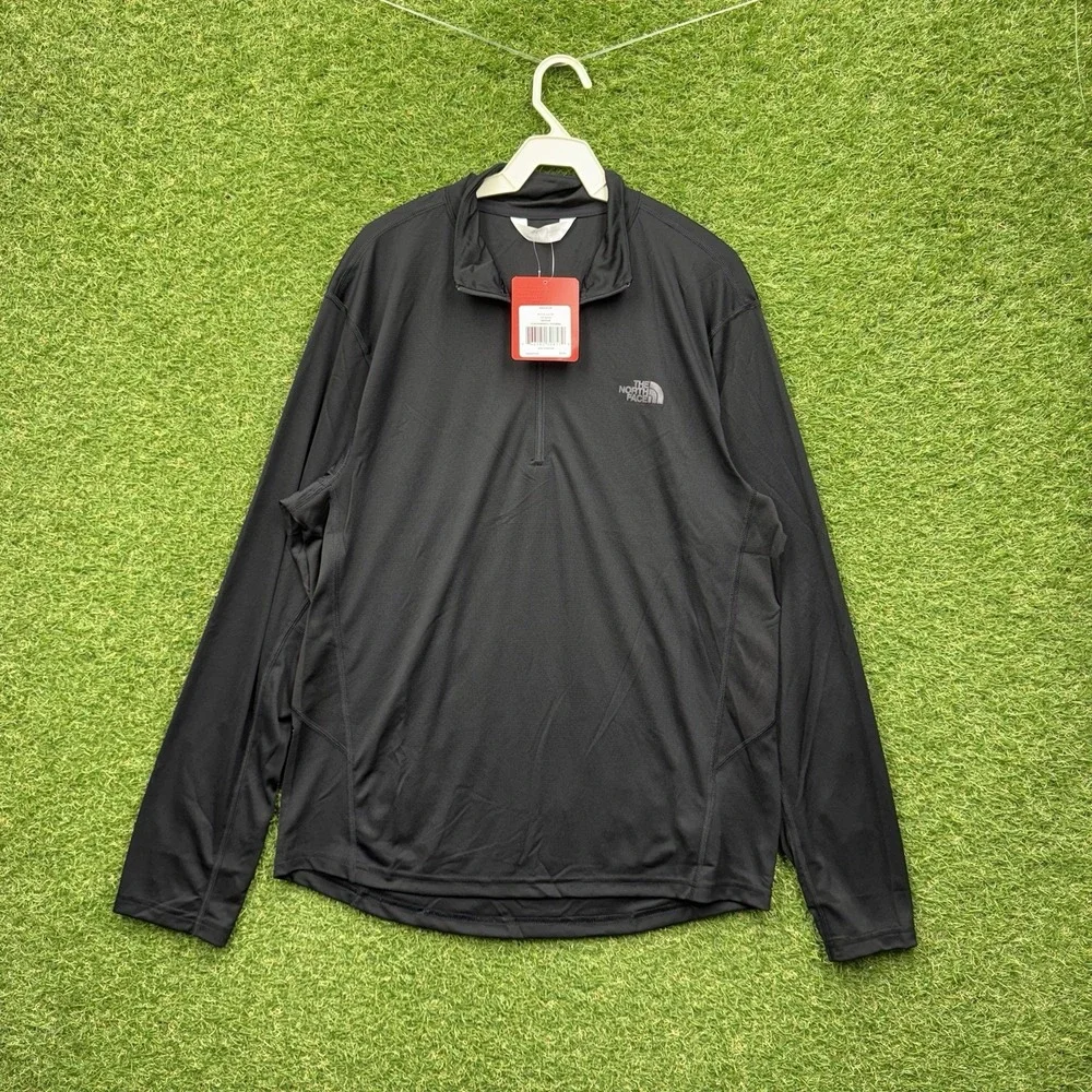 The North Face Flex 2 Shirt Mens Medium 1/4 Zip Top Pullover Jacket Hiking New